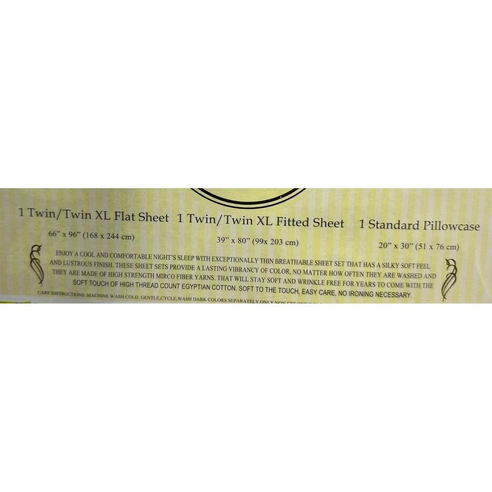 Elegant Comfort 1500 Thread Count Twin Twin XL Sheet Set 3pc Camel Brown New